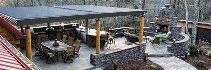 Draw the Family Together Under Your Pergola with a Fire Pit Addition