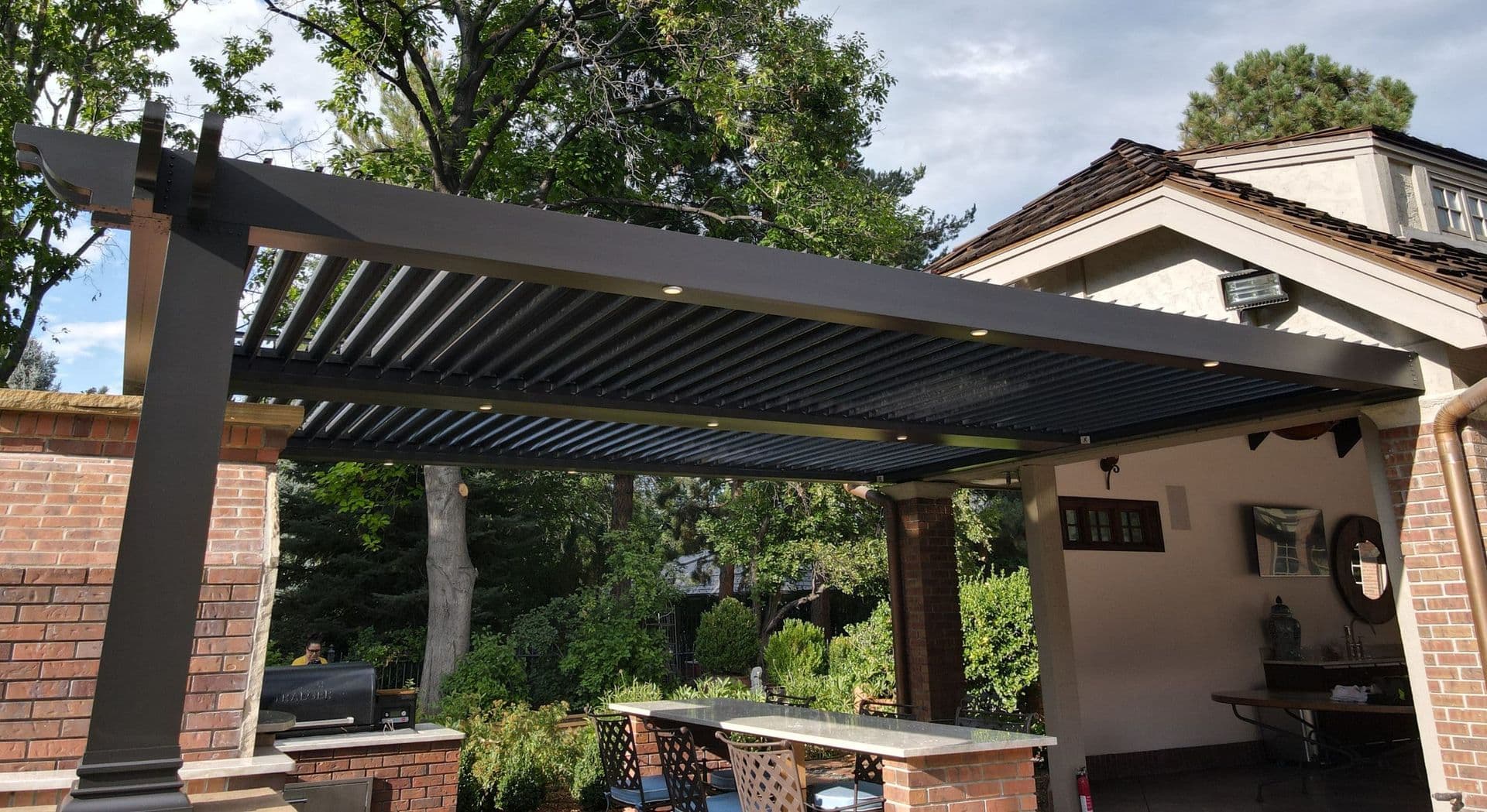 Effortless Motorized Pergola Operation