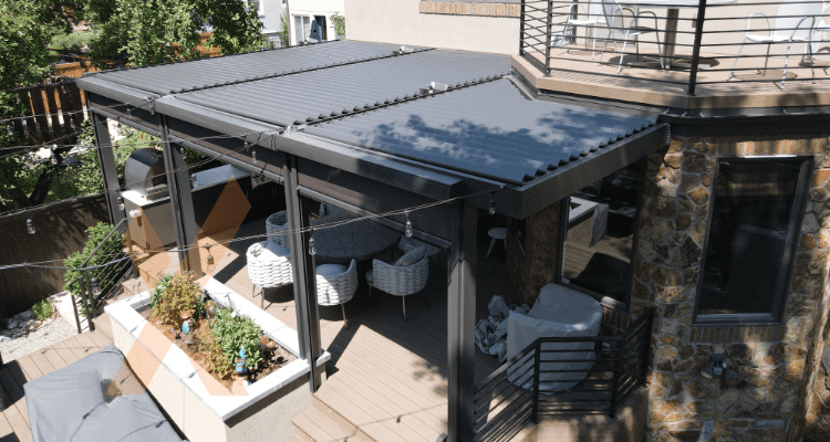 Metal Louvered Pergolas