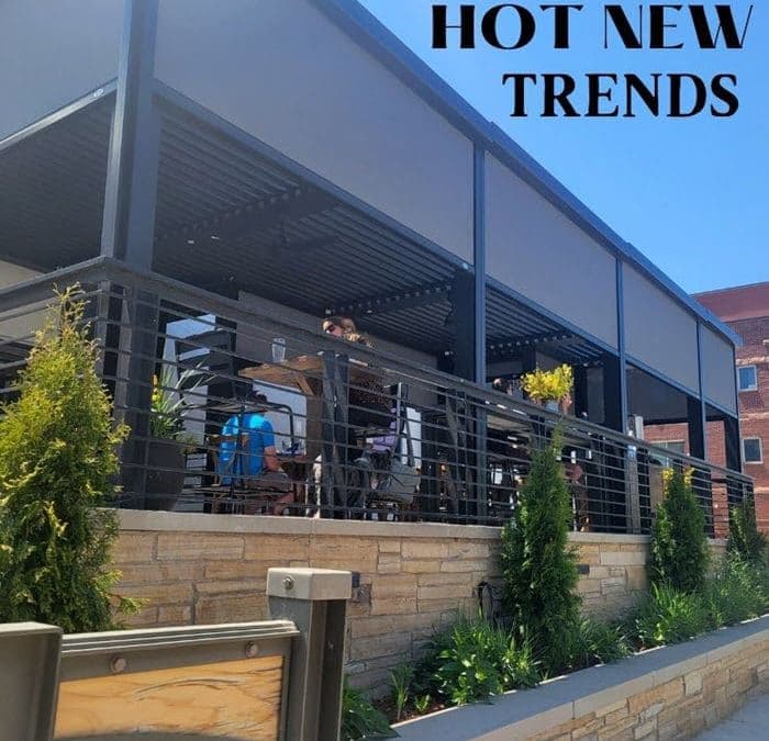 Pergolas Among Hot New Trends in Restaurant & Hospitality