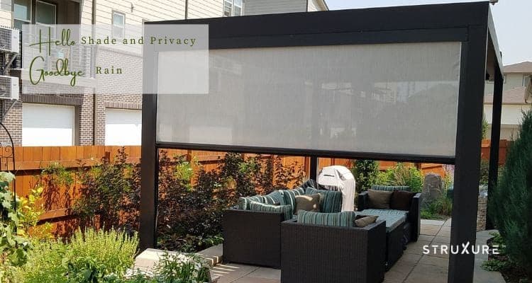 Have Shade with a Small Garden Pergola